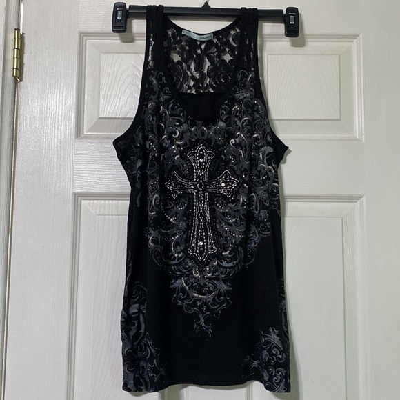 Maurice’s Cross Tank Top - Picture 1 of 8